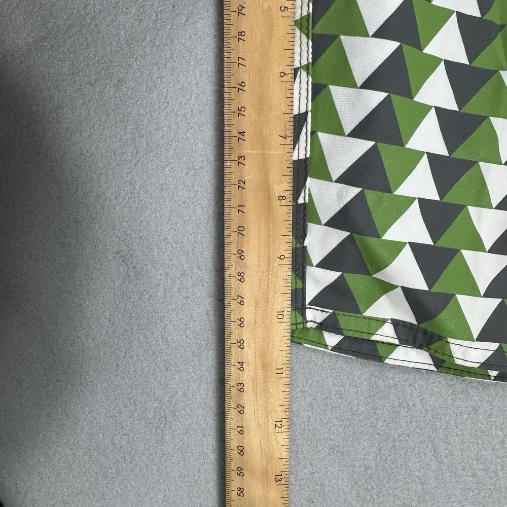 Jedidiah Men’s Board Shorts Size 34 Green Gray Triangle Surf Swim USA